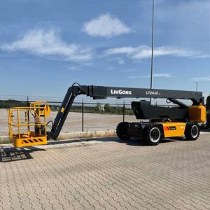 Plataforma de trabajo aéreo LT26JE de China, elevadores de pluma de 300kg y 26m, elevador de tijeras eléctrico en gran oferta con piezas de repuesto - Product Image 4