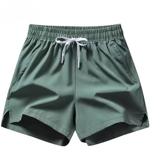 Pantalones Cortos Deportivos para Hombre, Estilo Urbano, Casuales, Antiarrugas, Cómodos, Cintura Elástica, Transpirables, de Nailon, con Cordón y Bolsillos - Product Image 5