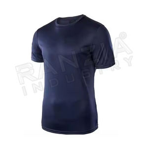 Mode décontractée manches courtes T-shirts vêtements pour hommes High Street Style coton respirant grande taille col rond été hommes t-shirt - Product Image 2