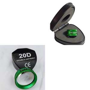 Oferta especial de ciencia y cirugía Juego de 2 lentes de vidrio óptico 90D 20D Estructura plano-convexa hecha en India Lista para exportar - Product Image 4