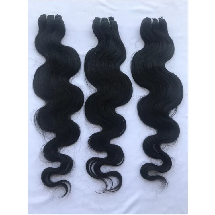 Bulk Distributeur Verkoop Peruaanse Kwaliteit 24 Inch Cuticula Uitgelijnd Bodywave Human Hair Bundels Hair Extensions