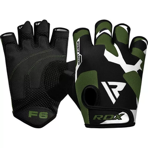Gants de sport professionnels pour la musculation, demi-doigts, en PU, respirants, avec sangle de poignet réglable, pour la salle de sport, l'entraînement, la pêche - Product Image 4