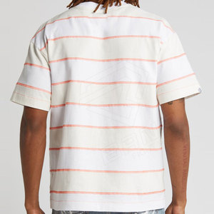 เสื้อยืดผู้ชายทรงหลวม คุณภาพสูง ผลิตจากผ้าฝ้าย/ใยไผ่ คอปกแบบลำลอง สีพื้น ย้อมสีแบบเรียบง่าย ระบายอากาศได้ดี เป็นมิตรกับสิ่งแวดล้อม ขั้นต่ำในการสั่งซื้อน้อย พร้อมส่ง - Product Image 3