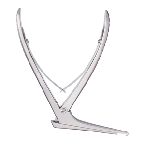 Poinçon à os rotatif à 90 degrés Largeur de 6.34 pouces 4 mm Acier allemand non stérile et réutilisable Rongeur chirurgical de Kerrison pour la neurochirurgie - Product Image 5