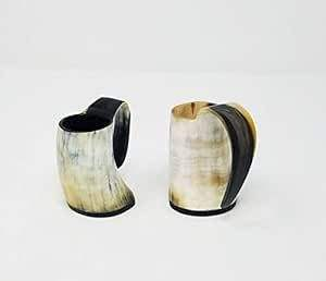 Chope en corne de buffle naturelle écologique de qualité supérieure, polie, sculpture viking, mug à bière, décoration personnalisable, entreprise - Product Image 2