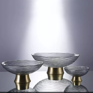 Juego de cuencos para servir únicos, Juego de 3 utensilios de cocina para Hotel, restaurante, comedor, vajilla de Color dorado y Metal único - Product Image 3