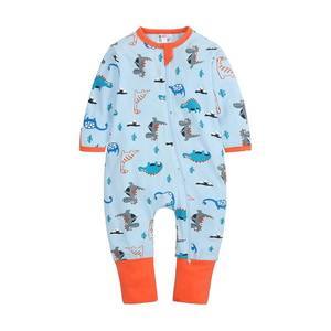 ชุดนอนมีซิปพิมพ์ลายการ์ตูนน่ารักแบบกำหนดเอง - Product Image 2