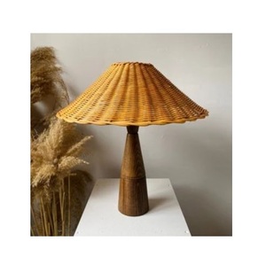 Rope Made Designer Stand and Shade Made of Black Fabric Hand Made Crafted Decorative Table and Desk <b>Lamp</b> - Product Image 6
