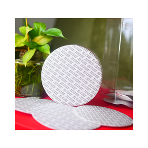 แผ่นซับจุกขวดแบบไม่รั่วไวต่อแรงกดเกรดอาหารแบบมีกาวในตัวสีขาว - Product Image 3