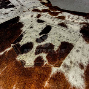 Pantalones cortos de piel auténtica con diseño de pelo para hombre, informales, de alta calidad, de secado rápido, personalizables, de gama alta - Product Image 4