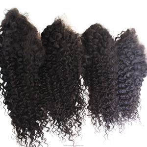Peluca de cabello humano rizado para mujeres negras, postizo de encaje frontal con ondas, 100% humano - Product Image 5