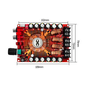 Amplificateur numérique de puissance TDA7498E 160Wx2, carte audio, amplificateur de haut-parleur stéréo double canal, prise en charge BTL - Product Image 3