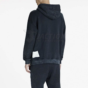 Nuevo diseño Winter Basics Acid Wash Hoodies para hombres Factory Made Basics Acid Wash HoodiesFor Men - Product Image 6