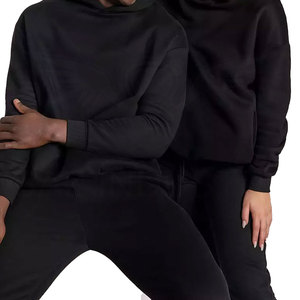 Venta al por Mayor de Conjuntos Deportivos Personalizados, Ajustados, Transpirables y de Secado Rápido para Hombre y Mujer, Sudadera con Capucha y Pantalones Deportivos 100% - Product Image 3