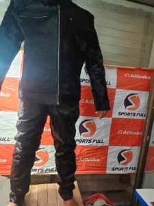 Veste coupe-vent en cuir véritable pour femme avec motif brodé, respirante, pour l'automne et l'hiver - Product Image 3