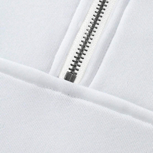 OEM personalizado hombres otoño algodón cómodo media cremallera sudadera pulóver hombres 1/4 Zip sudadera para hombres al por mayor tasa 2025 - Product Image 4