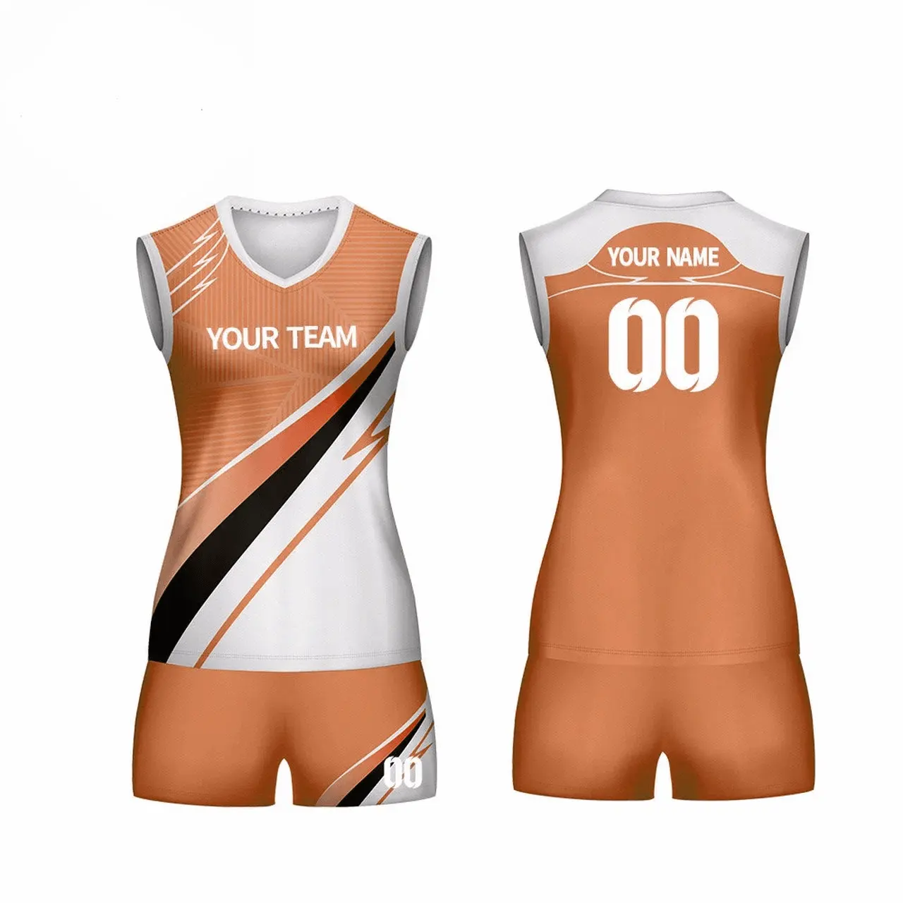 Uniforme de voleibol para mujer, ropa deportiva sin mangas, transpirable, 100% poliéster, diseño personalizado