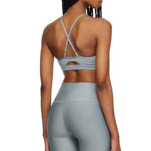 สปอร์ตบราคอลึกสุดหรู & ชุดเลกกิ้งเอวสูงด้านหลังชายเสื้อยางยืดโยคะและชุดออกกำลังกาย - Product Image 6