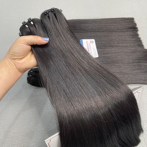 Offres de lots de mèches ondulées naturelles vietnamiennes brutes : Cheveux humains de qualité supérieure tissés à la machine (cuticules intactes, couleur personnalisée) - Product Image 4