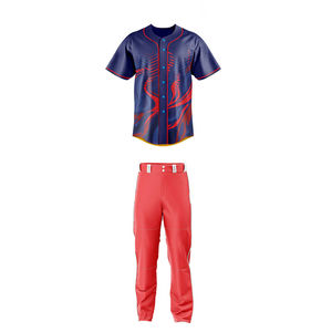 Uniforme de baseball unisexe, nouveau modèle, séchage rapide, respirant, 100% polyester, léger, ensembles pour adultes, jeunes, tailles plus grandes, softball, été - Product Image 1