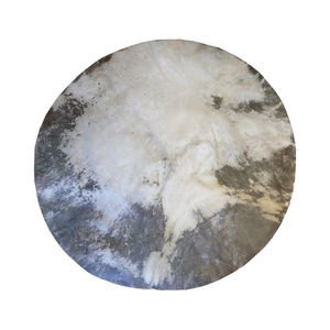 Tête de tambour de guérison naturelle par son profond en peau de chèvre/Peaux de chèvre de qualité supérieure avec tête de tambour en poils en basse quantité minimale de commande - Product Image 2