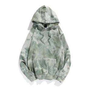 Sudadera con capucha de lana sólida con cremallera y lavado ácido de peso pesado de calidad superior OEM y ODM para hombre estilo de invierno con hombros descubiertos de gran tamaño - Product Image 6