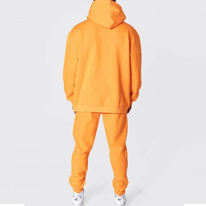 Recién llegado, chándal de invierno personalizado para hombre, chándal de lana de peso pesado con patrón sólido, conjuntos de Jogger de etiqueta privada - Product Image 2