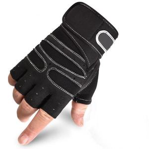 Gants de fitness demi-doigts pour musculation haltérophilie respirant anti-dérapant gants de vélo de gymnastique pour hommes en cuir - Product Image 6