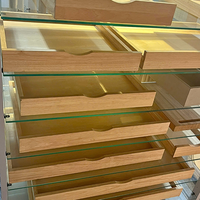 Organisateur de Boîte de Tiroir en Bois Massif Sur Mesure pour Meubles de Cuisine et Rangement de Couverts – OEM Disponible – Fabriqué au Vietnam