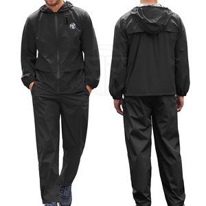Traje Cortavientos Ligero Informal con Capucha para Invierno, con Tela Sólida de Secado Rápido para Entrenamiento al Aire Libre y Uso Diario Activo - Product Image 2