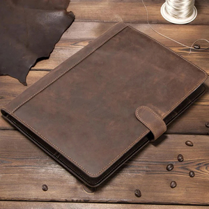 Gran oferta, cartera larga de cuero Vintage para hombre, tarjetero de identificación plegable, monederos para hombre, cartera de mano de chequera, billetera plegable para hombre, 2017 - Product Image 2