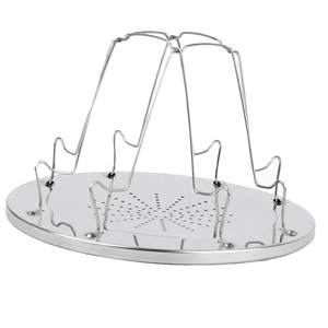 Porte-toasts en acier inoxydable moderne pour les morceaux de pain du petit déjeuner accessoires de cuisine rangement et organisation à domicile porte-toasts - Product Image 1