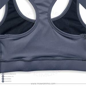 Soutien-gorge de sport pour femme de haute qualité avec logo personnalisé, imprimé léopard, super maille, rembourrage amovible pour la salle de sport et la course à pied - Ensembles de vêtements de sport - Product Image 6