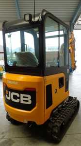 Mini pelle JCB 19C-1 PRO 1.9 tonnes zéro balançoire compacte avec moteur Perkins Bosch Rexroth hydraulique pompe à moteur boîte de vitesses - Product Image 3