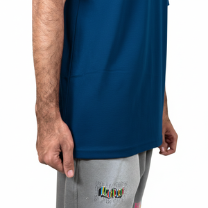 เสื้อโปโลผ้าฝ้าย 100% สปอร์ต ปักโลโก้ ระบายอากาศได้ดี แขนสั้น สำหรับกอล์ฟ สีสันตามสั่ง เสื้อโปโลชาย - Product Image 4