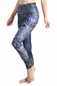 Venta al por mayor personalizado raíz para levantarse impreso Yoga Leggings cintura alta ecológico nuevo y ropa activa moda gimnasio Leggings para mujeres - Product Image 5