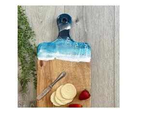 Tabla de Quesos de Madera y Resina de Estilo Moderno, Artículos para el Hogar y la Cocina, para Fiestas de Cumpleaños, Productos Personalizados Nuevos a Precio de Mayoreo - Product Image 3