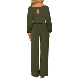 Combinaison pour femme personnalisée, 100% coton imprimé, coupe skinny, manches à volants, longueur maxi, taille haute, respirante, prix direct usine - Product Image 2