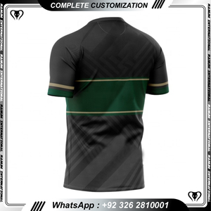 Camiseta de fútbol con logotipo de patrocinador personalizado de alta calidad, camisetas de fútbol clásicas de entrenamiento deportivo para adultos y - Product Image 6