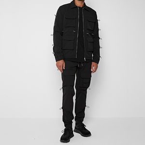 2025 vente en gros personnalisé hommes Sport Jogging costumes ajusté 2 pièces plaine Tech polaire football respirant hiver survêtement pour unisexe - Product Image 6