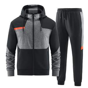 Conjunto Deportivo Personalizado para Hombre de Alta Calidad en Algodón, Sudadera con Capucha, Pantalones Deportivos Holgados con Estampado Lavado Ácido - Product Image 1