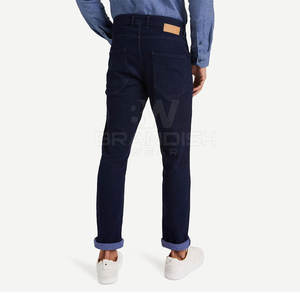 Nuevo estilo de uso al aire libre Streetwear Hombres Jeans Pantalones Mejor calidad Color sólido Jeans Pantalones para hombres - Product Image 2