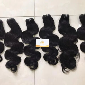 100% prearrancado HD para suizo para cierre Frontal de encaje estilo de onda Natural de alta calidad extensiones de cabello humano vietnamita crudo Wate - Product Image 1