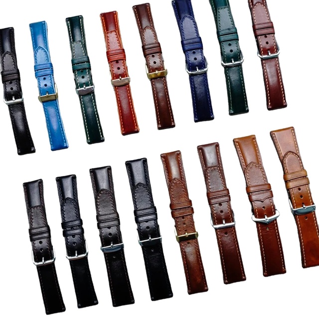 Size 20mm22mm24mm Leather Watch Straps Wholesales High Quality Handmade Leather Watch Strap Genuine Leather Watch Bands