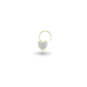 Piercing de nez étoile papillon plaqué or 18 carats avec zircon, bijou corporel tendance, cadeau - Product Image 1