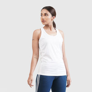 Camisetas sin mangas atléticas de gimnasio personalizadas para mujer para ejercicio, camiseta de entrenamiento informal para correr, diseño transpirable de talla grande - Product Image 6