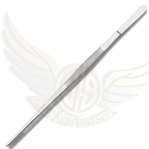 GREEN SWIFT IND Ensemble de pinces à épiler en acier inoxydable pour chef de cuisine Pince longue à pointes dentelées pour la cuisine à usage professionnel - Product Image 1