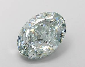 เพชรรูปวงรีปลูกในห้องปฏิบัติการ2.79ct VVS1สีฟ้าแฟนซี - Product Image 5