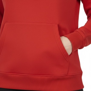 Premium Sports Pure <b>Red</b> <b>Hoodie</b> <b>Women</b> Streetwear High Quality Cotton Fleece Oversized <b>Hoodie</b> Sweatshirt Sweatsuit Wholesale hoodi - Product Image 5