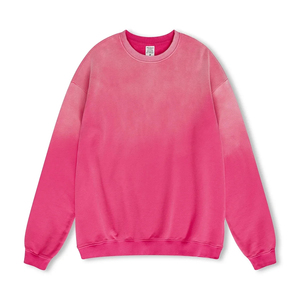 Fournisseur de sweat-shirts à capuche en molleton français, lavage à l'acide vintage, multicolores, surdimensionnés, tricotés, avec impression graphique personnalisée - Product Image 1